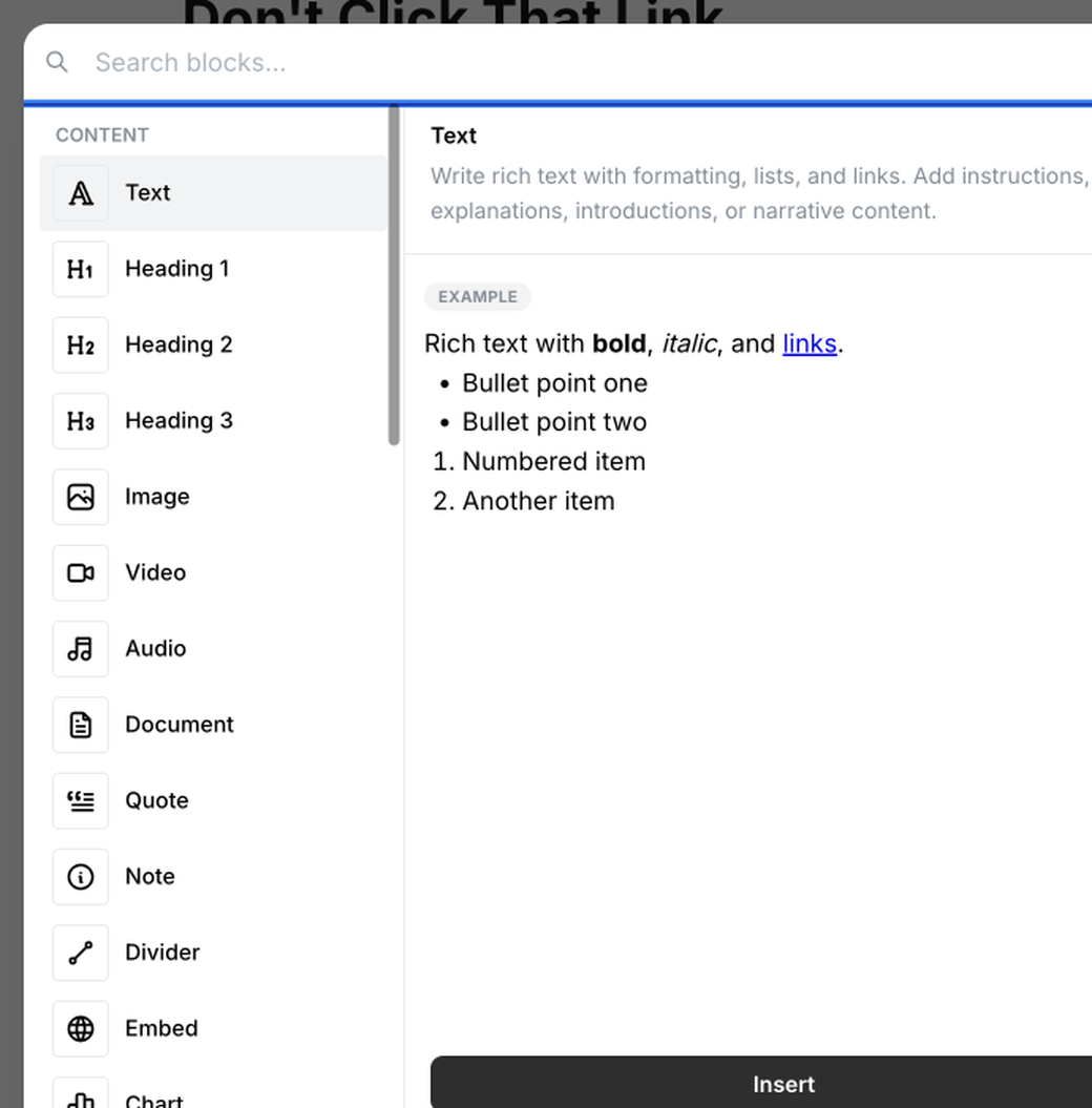 35+ blocks, designed to work together