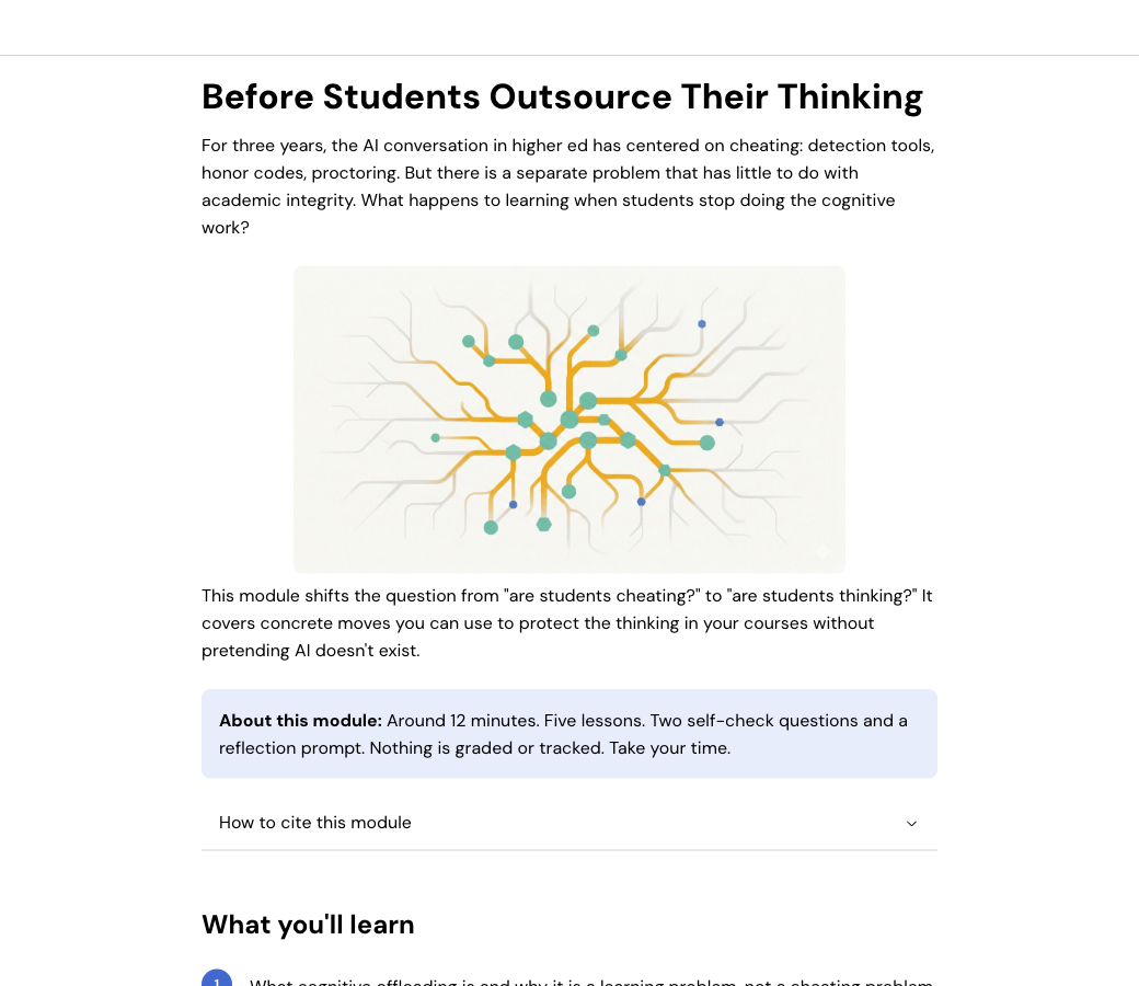 Share a link or export to your LMS